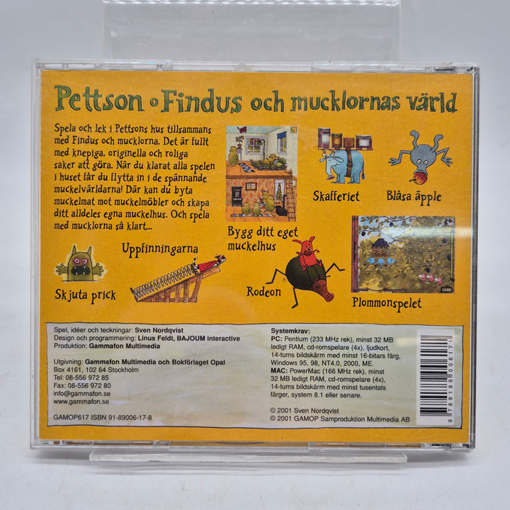Pettson och Findus retro CD ROM barnspel