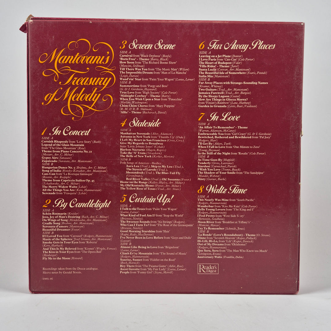Retro LP-box Mantovani Treasury of Melody