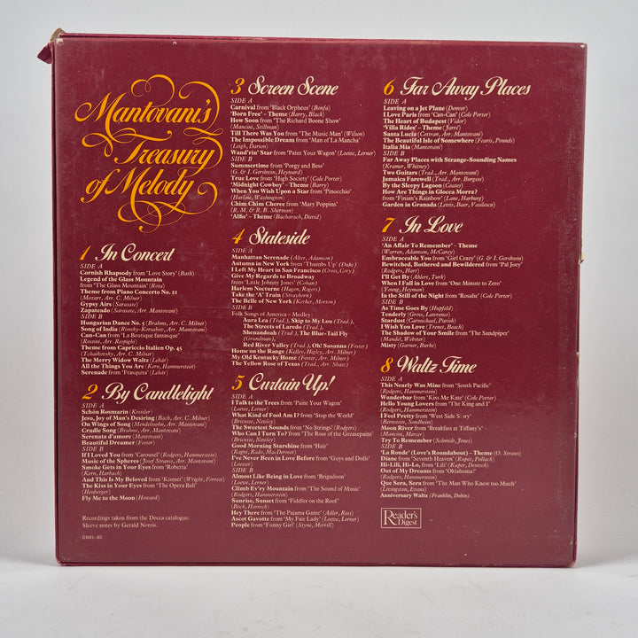Retro LP-box Mantovani Treasury of Melody