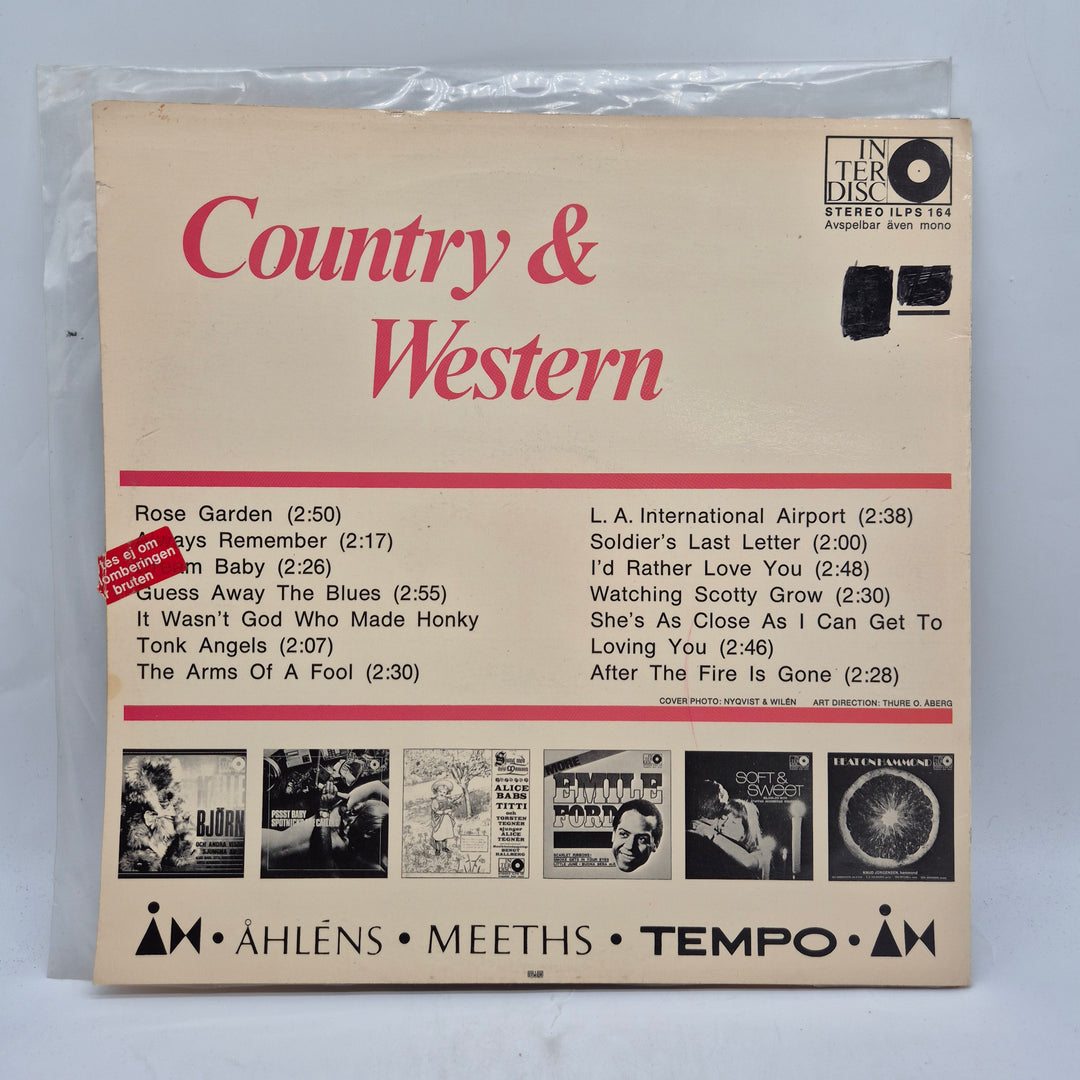 Retro LP Country & Western Rose Garden