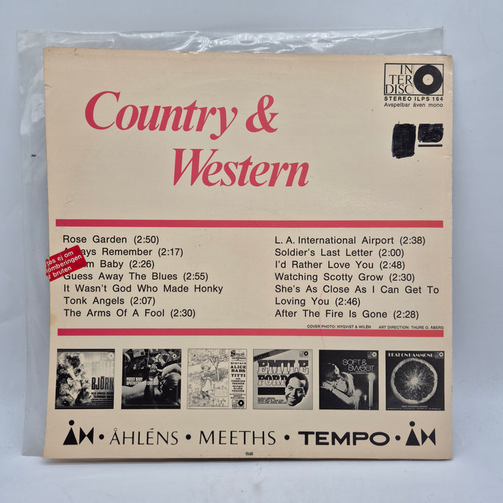 Retro LP Country & Western Rose Garden