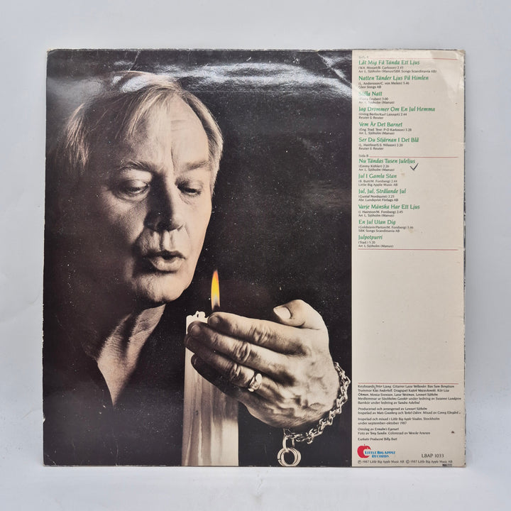 Jan Malmsjö julvinyl Låt mig få tända ett ljus retro