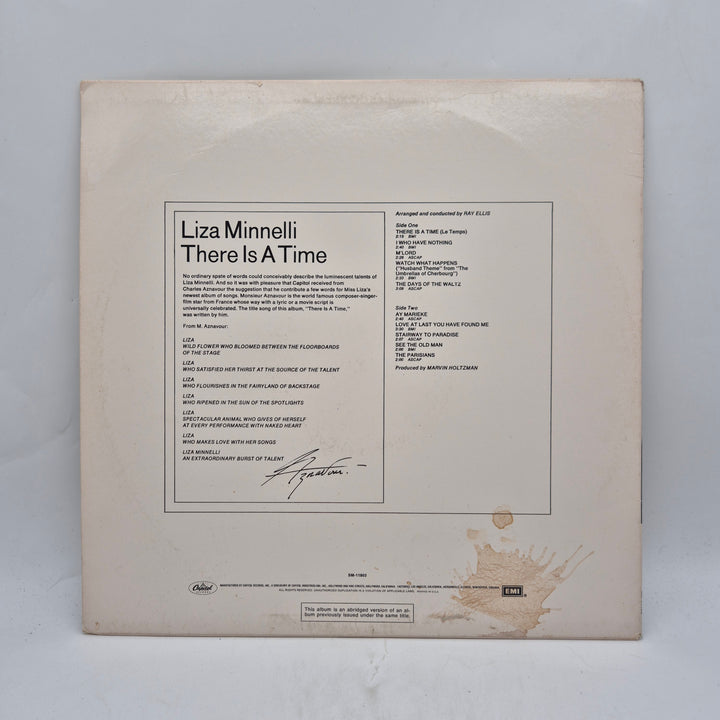 Liza Minnelli There Is A Time retro vinyl