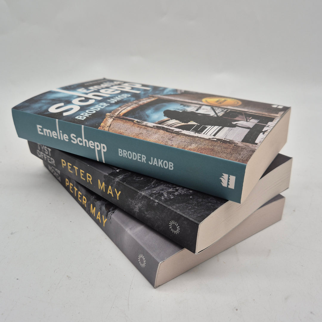 Bokpaket kriminalromaner pocket Emelie Schepp Peter May