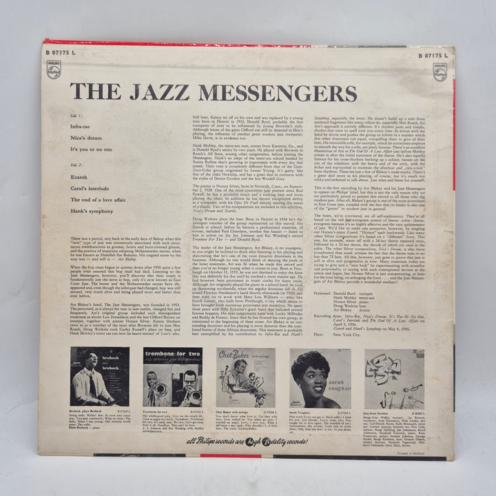 The Jazz Messengers Philips vintage jazz LP