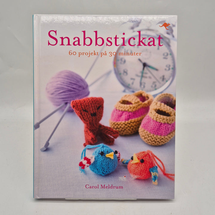 Snabbstickat stickbok 60 snabbprojekt Carol Meldrum