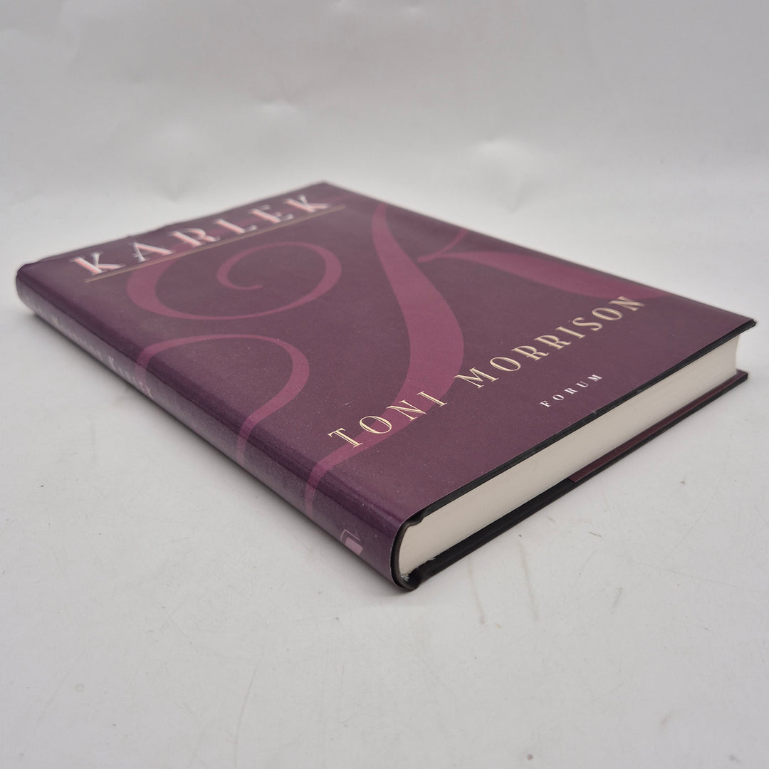 Kärlek Toni Morrison inbunden vinröd roman
