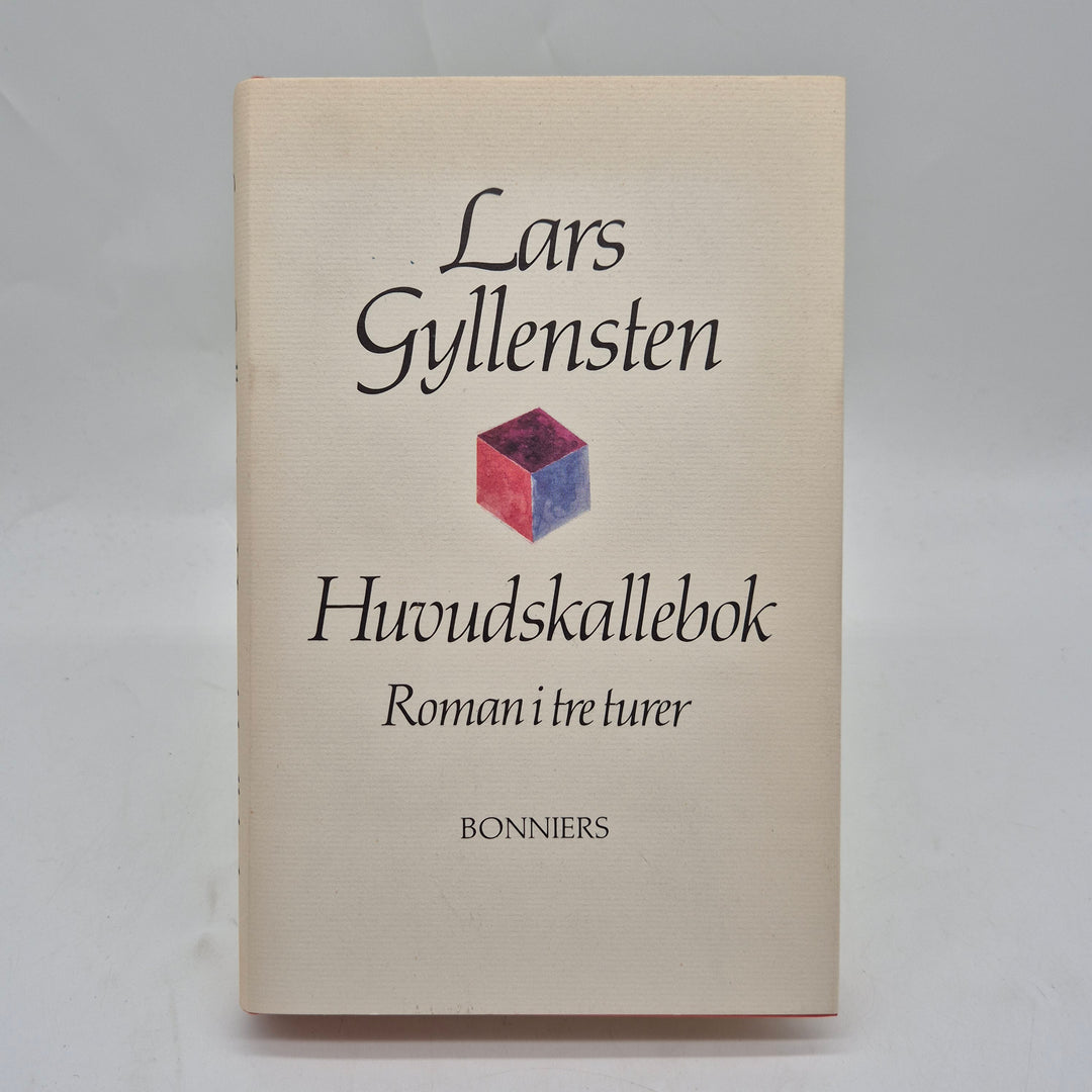 Huvudskallebok Lars Gyllensten retro inbunden bok
