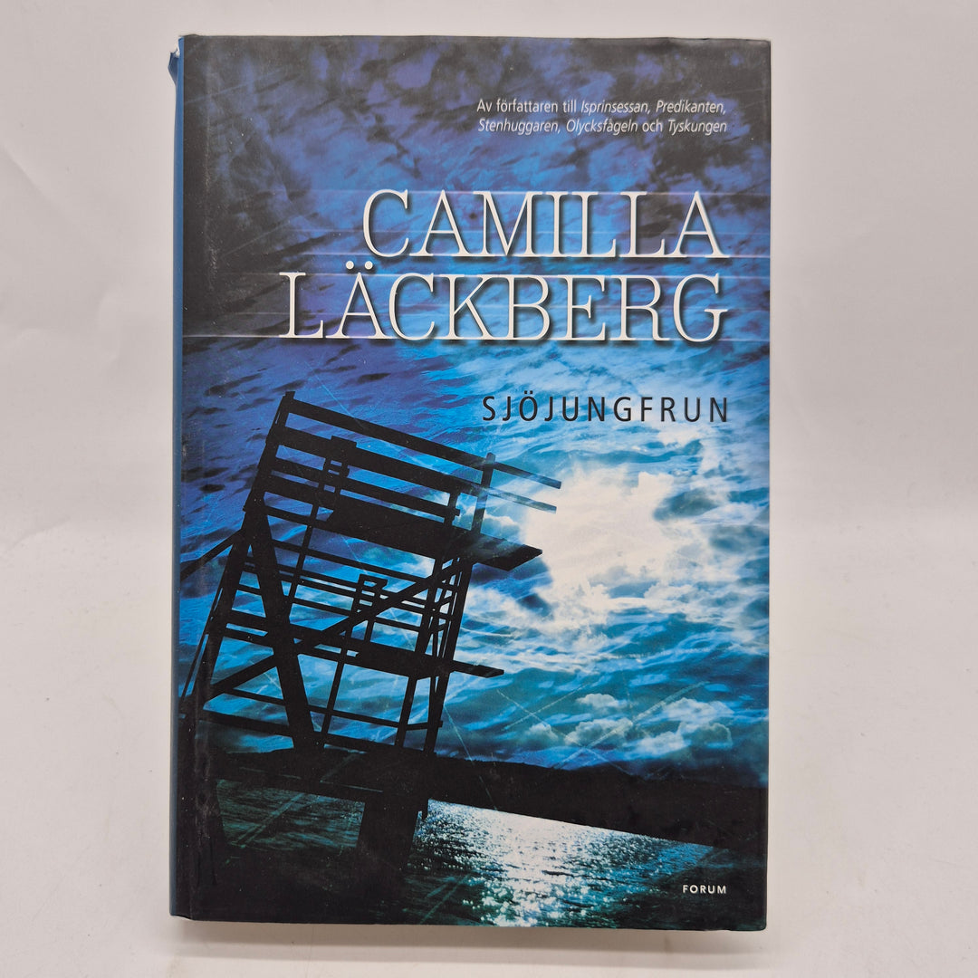 Sjöjungfrun Camilla Läckberg inbunden kriminalroman begagnad
