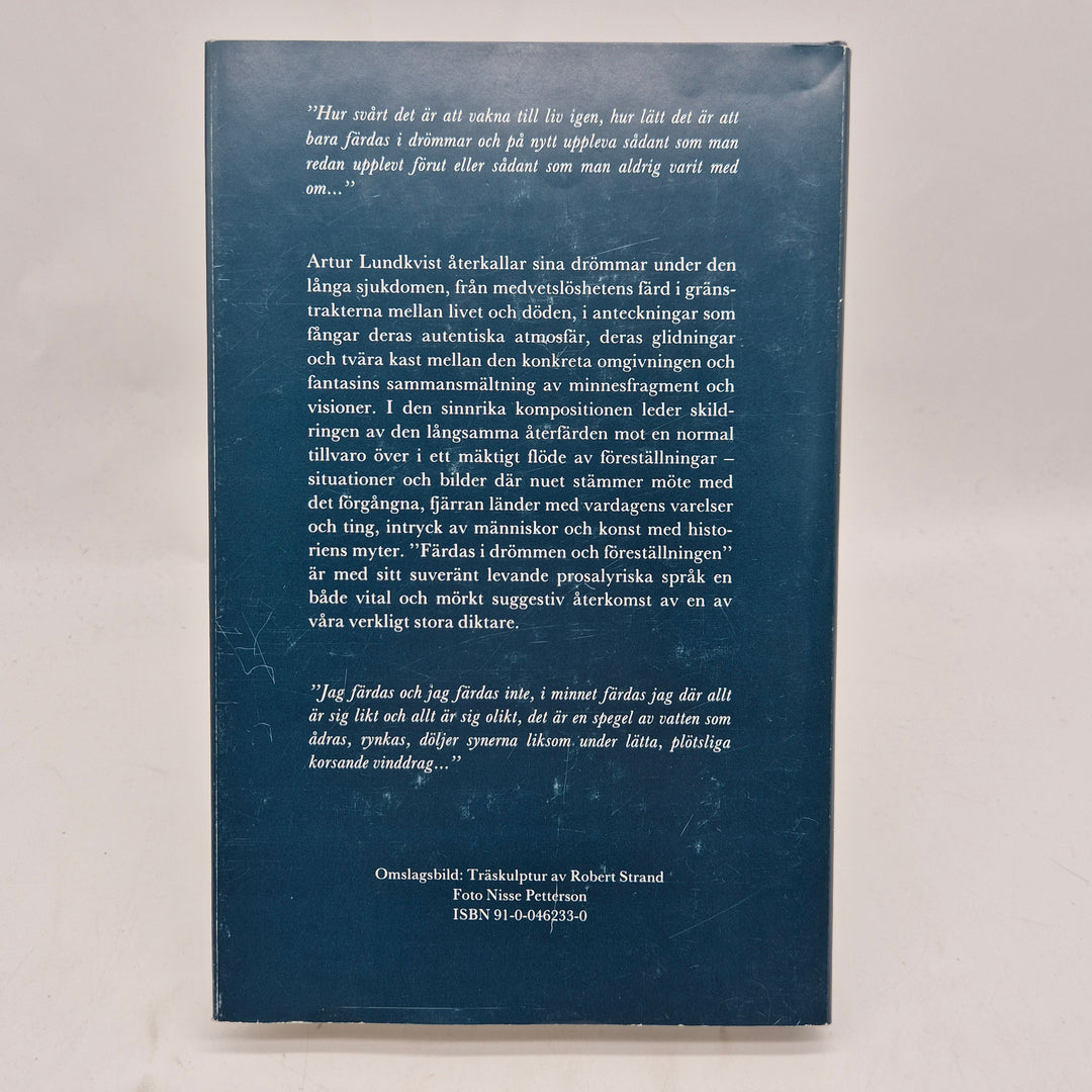 Färdas i drömmen Artur Lundkvist inbunden bok
