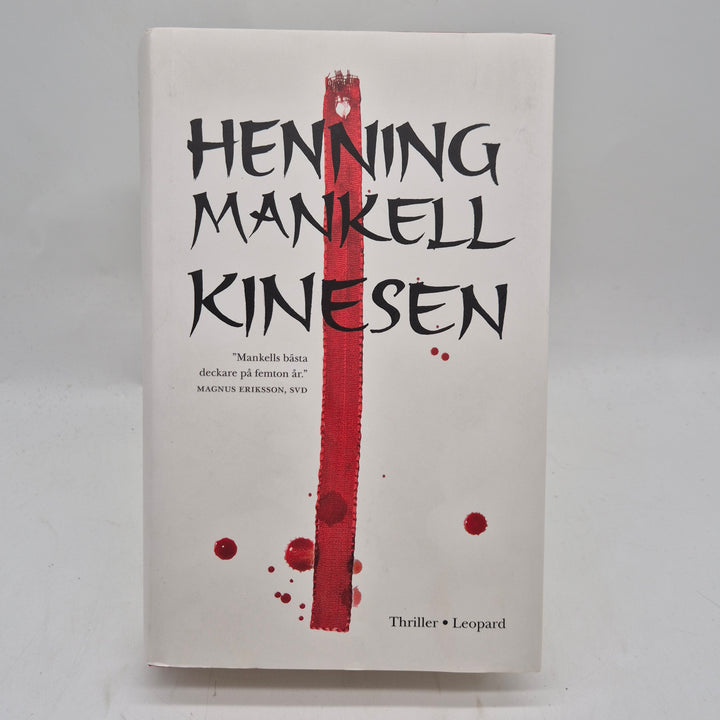 Kinesen Henning Mankell inbunden deckare begagnad