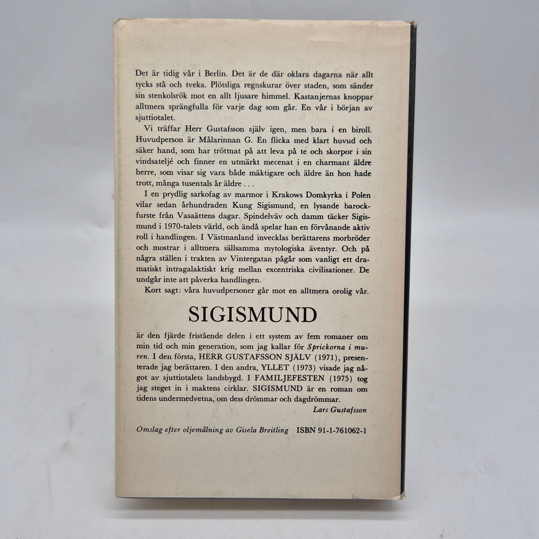 Sigismund Lars Gustafsson inbunden roman Norstedts
