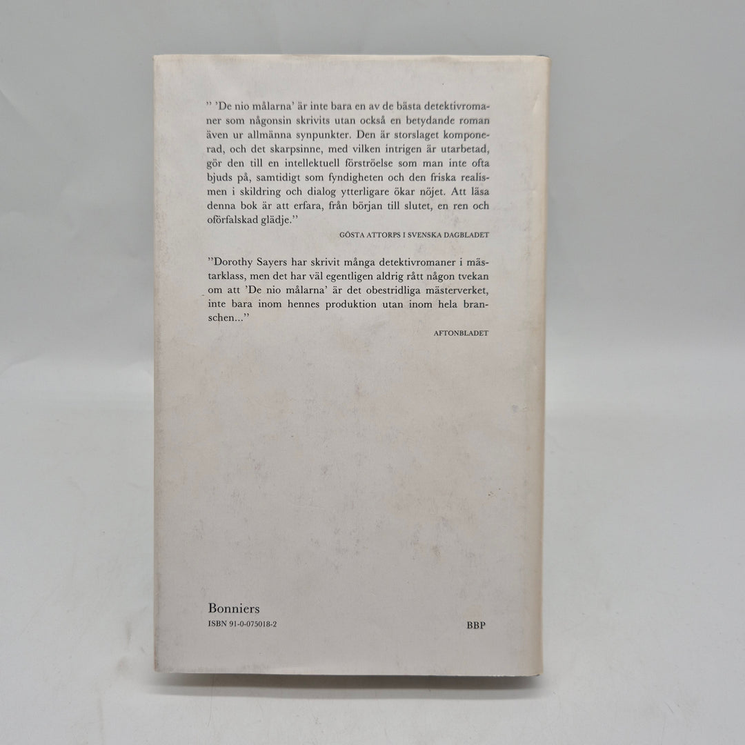 Dorothy Sayers De nio målarna retrodeckare Bonniers