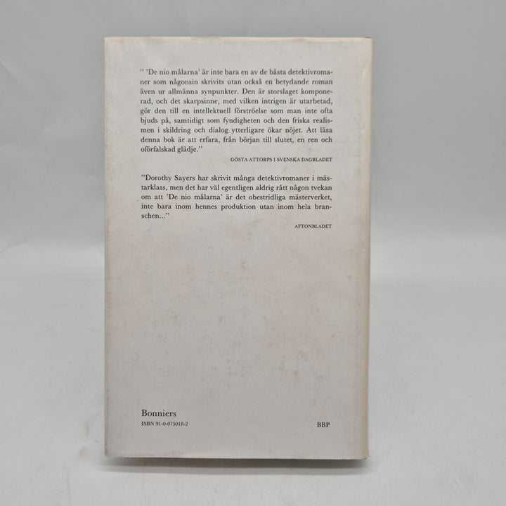 Dorothy Sayers De nio målarna retrodeckare Bonniers