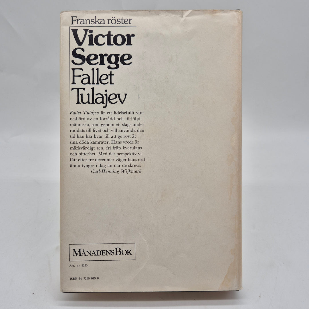 Retro inbunden bok Fallet Tulajev klassiker