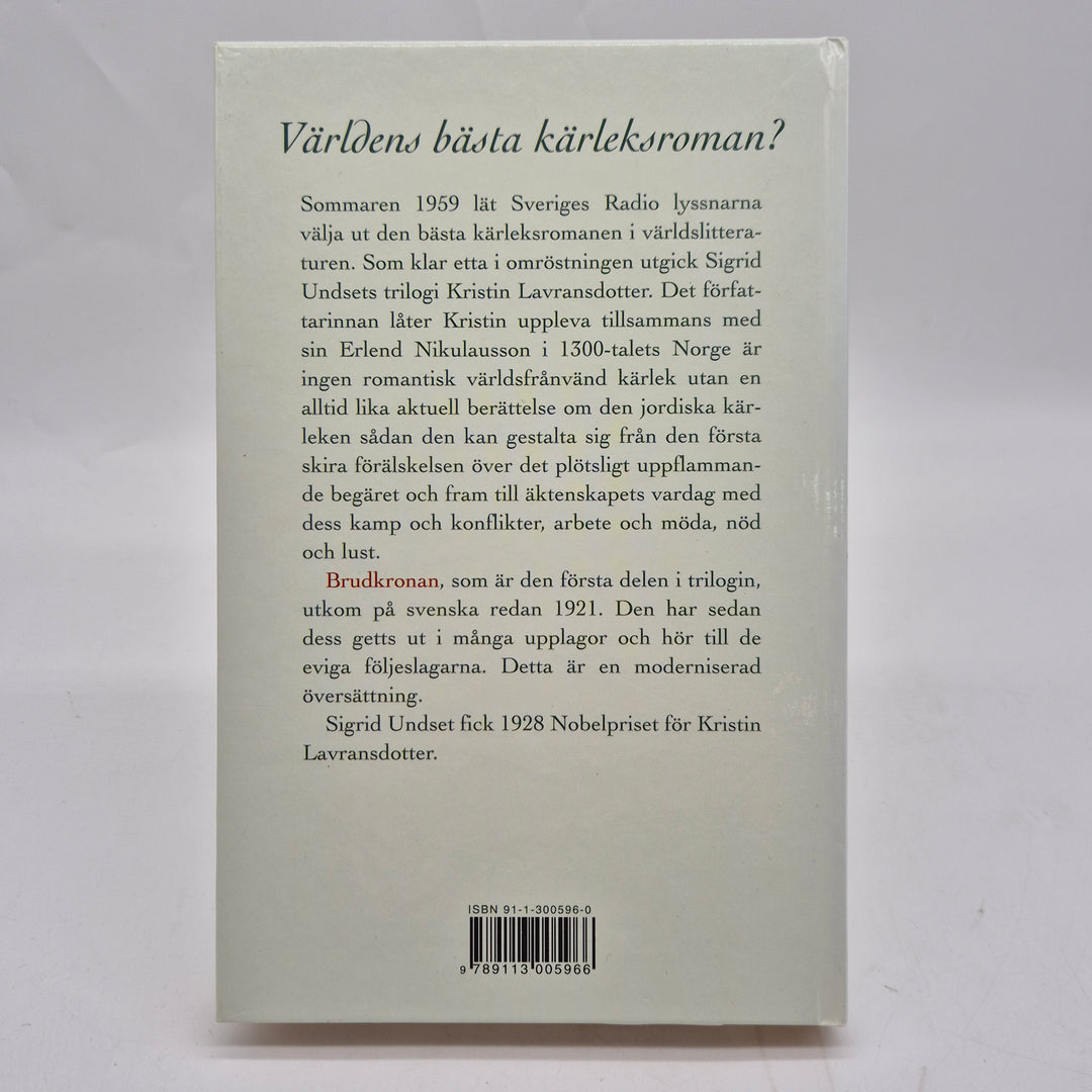 Brudkronan klassisk roman Sigrid Undset Norstedts