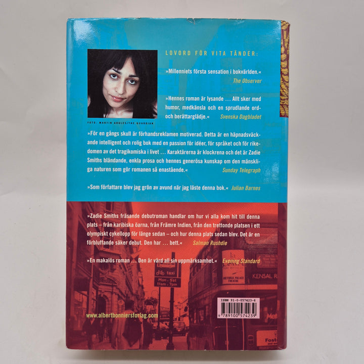Vita tänder inbunden roman Zadie Smith