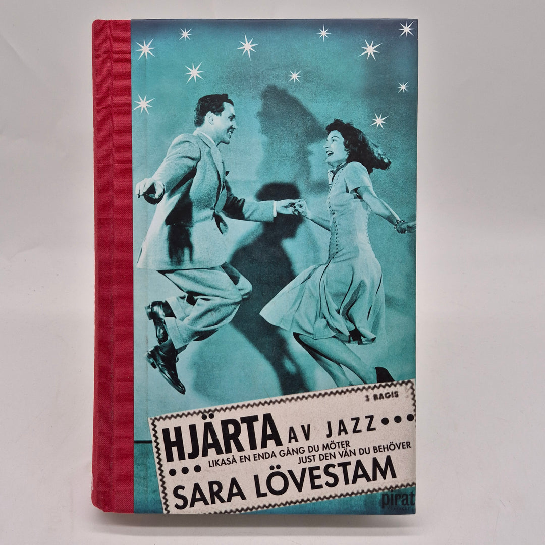 Hjärta av jazz inbunden bok retro Piratförlaget