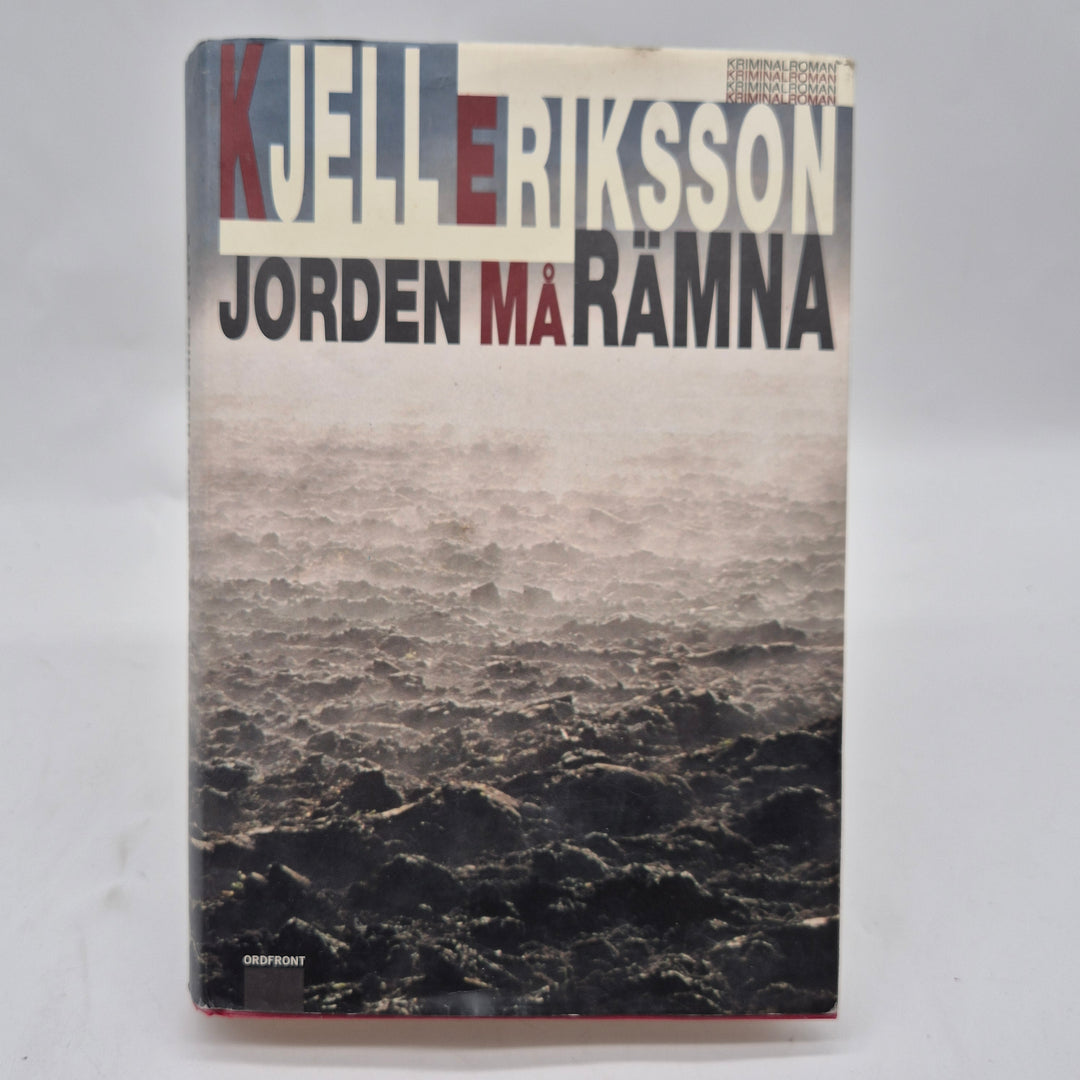 Jorden må rämna kriminalroman inbunden begagnad