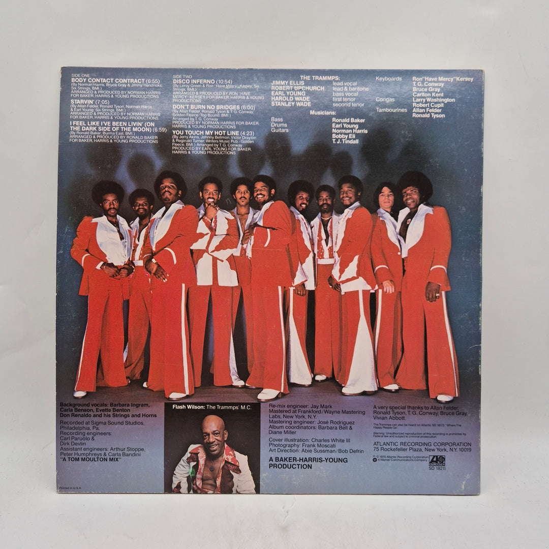 The Trammps Disco Inferno retro vinyl LP