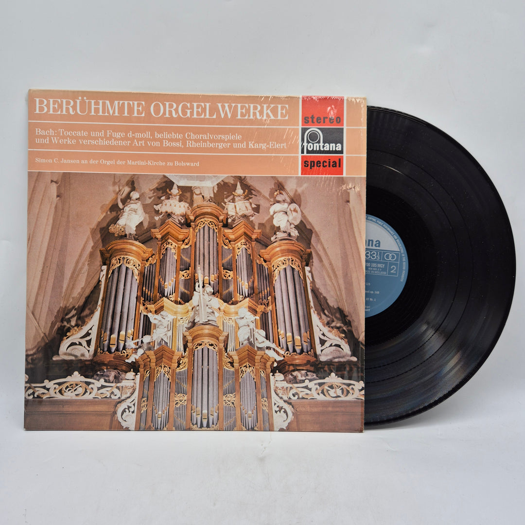 Retro LP Berühmte Orgelwerke Fontana Special