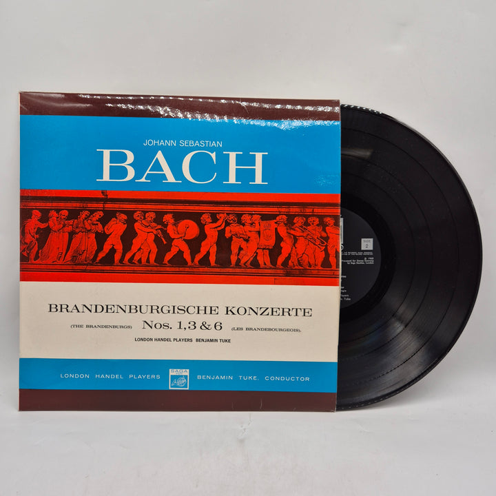 Bach Brandenburgkonserter retro LP Saga Records