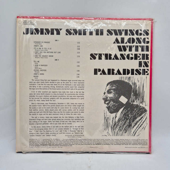 Jimmy Smith retro LP Swings Along Pickwick