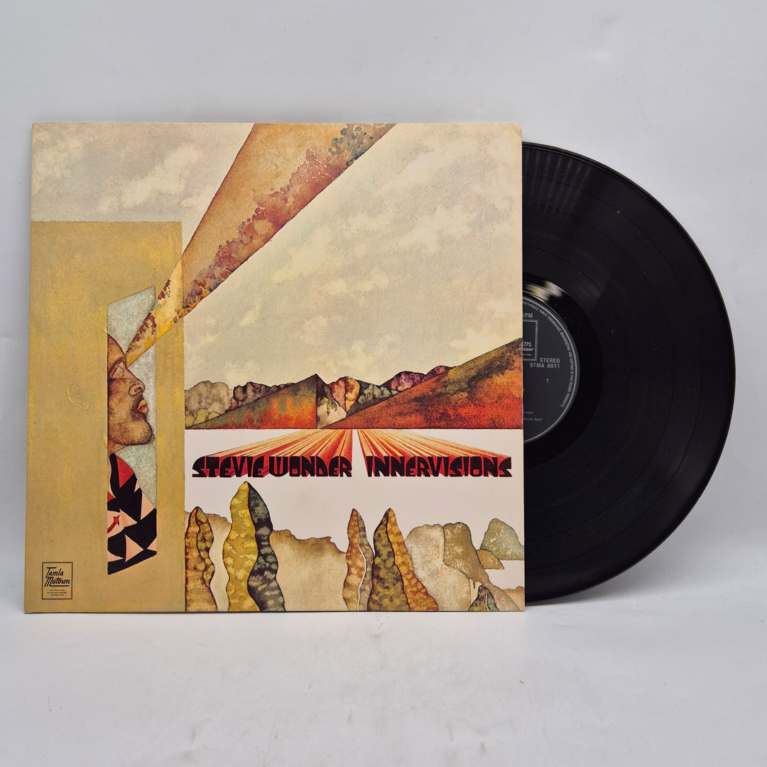 Stevie Wonder Innervisions LP retro vinylskiva