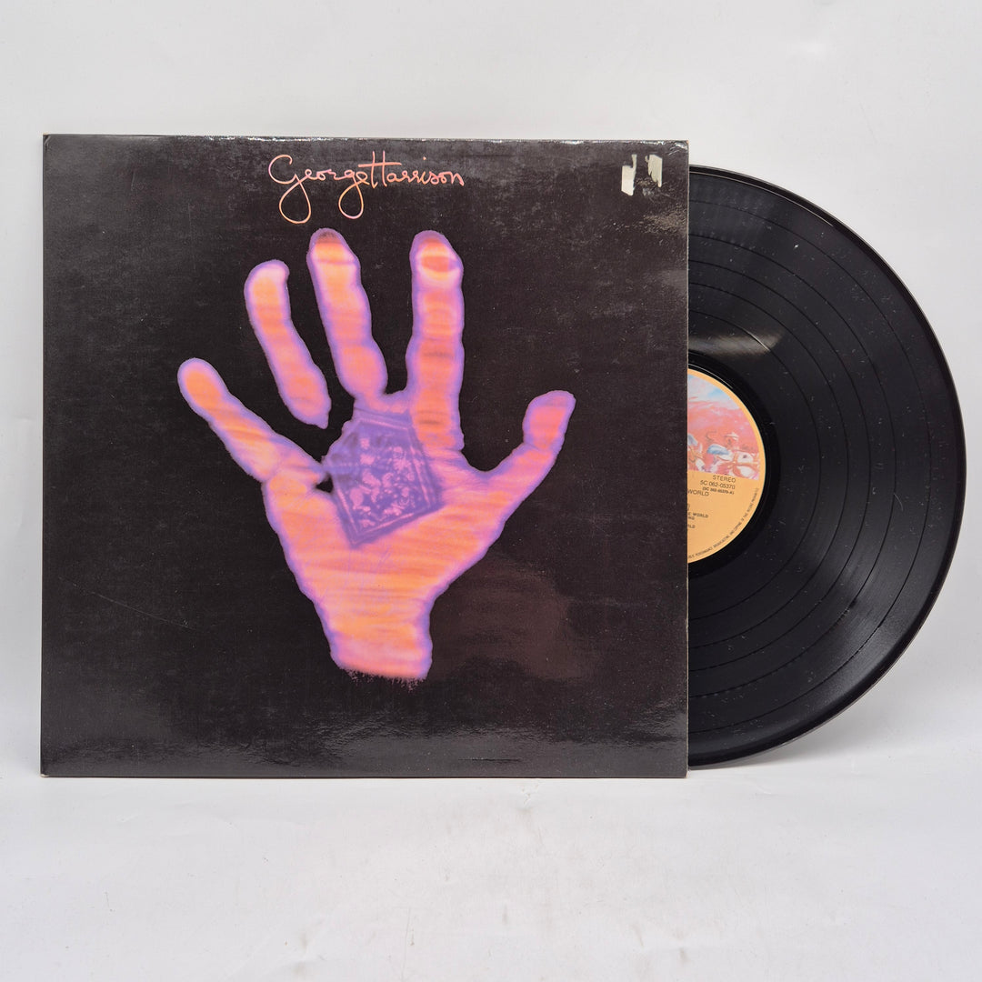 George Harrison vinyl Living in the Material World retro
