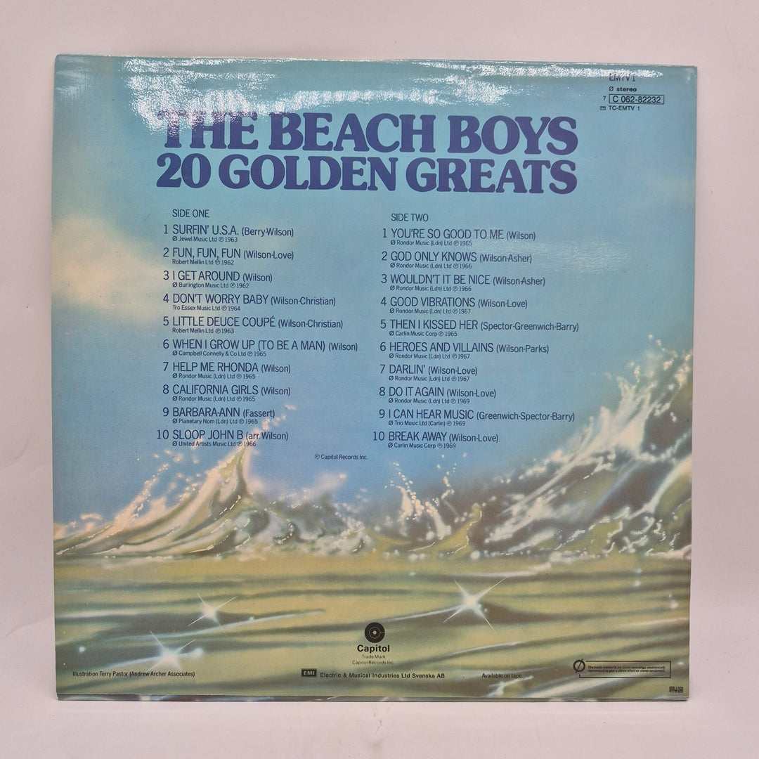The Beach Boys 20 Golden Greats vinyl LP retro