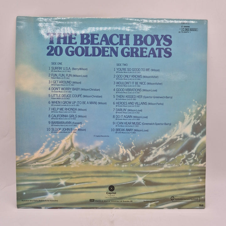 The Beach Boys 20 Golden Greats vinyl LP retro