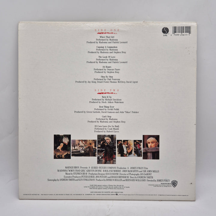 Madonna Who’s That Girl soundtrack LP retro