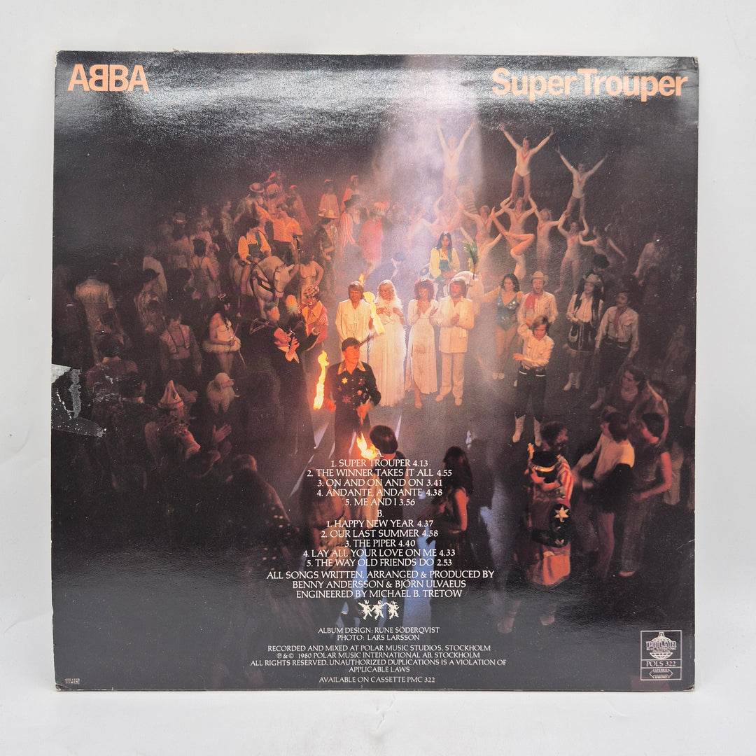 ABBA Super Trouper vinyl LP retro vintage