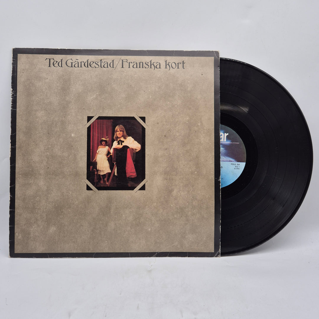 Ted Gärdestad Franska kort vinyl retro LP