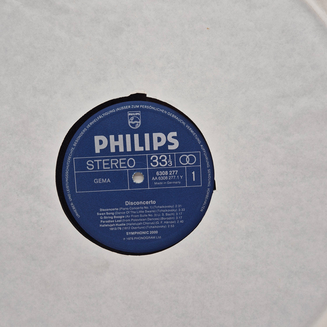 Retro vinylskiva Philips Disconcerto 33 RPM
