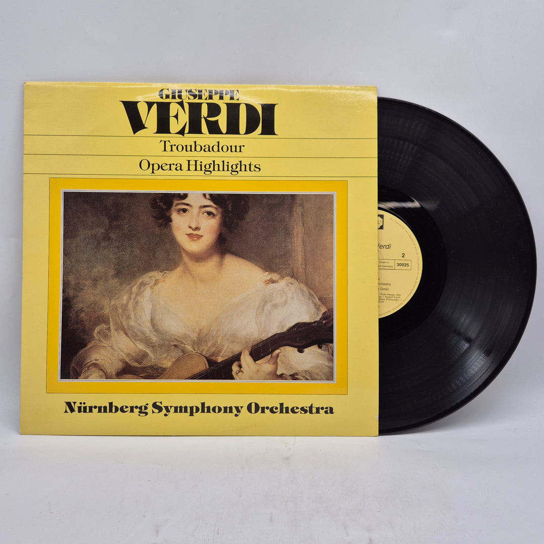 Verdi Troubadour LP retro gul vinyl