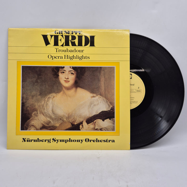 Verdi Troubadour LP retro gul vinyl