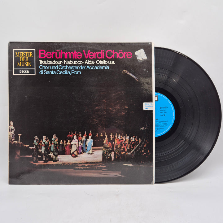 Berühmte Verdi Chöre retro LP Decca