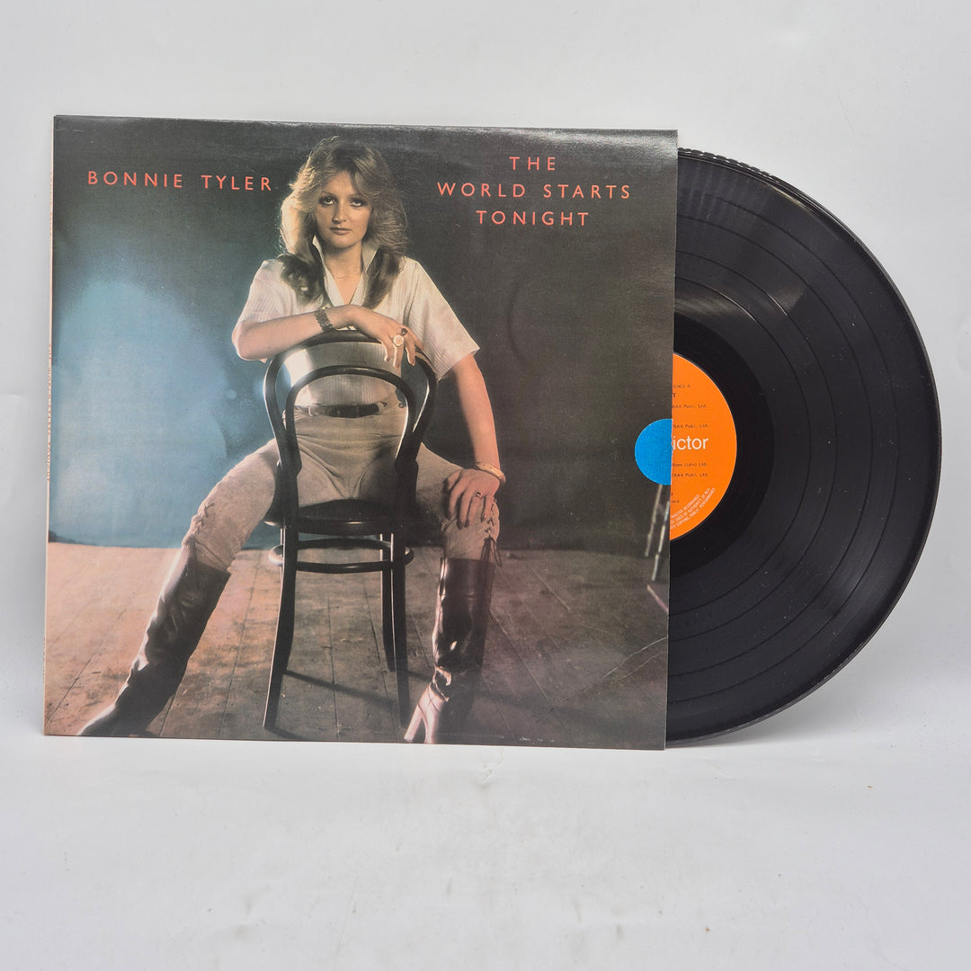 Bonnie Tyler LP The World Starts Tonight retro