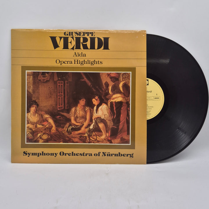 Verdi Aida vinyl LP retro 80-tal