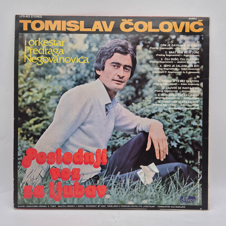 Retro vinylskiva Tomislav Čolović Diskos LP