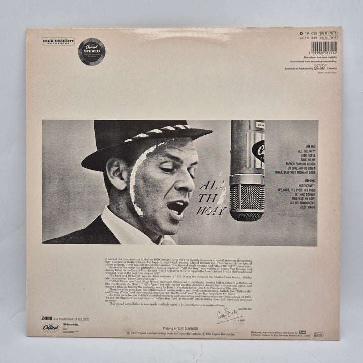 Frank Sinatra All The Way retro LP