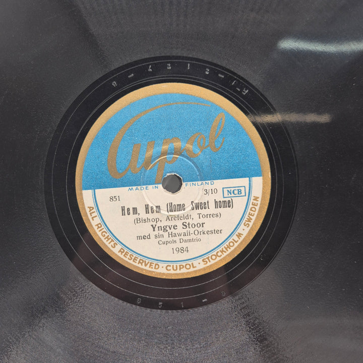 Vintage stenkaka Cupol Yngve Stoor julmusik