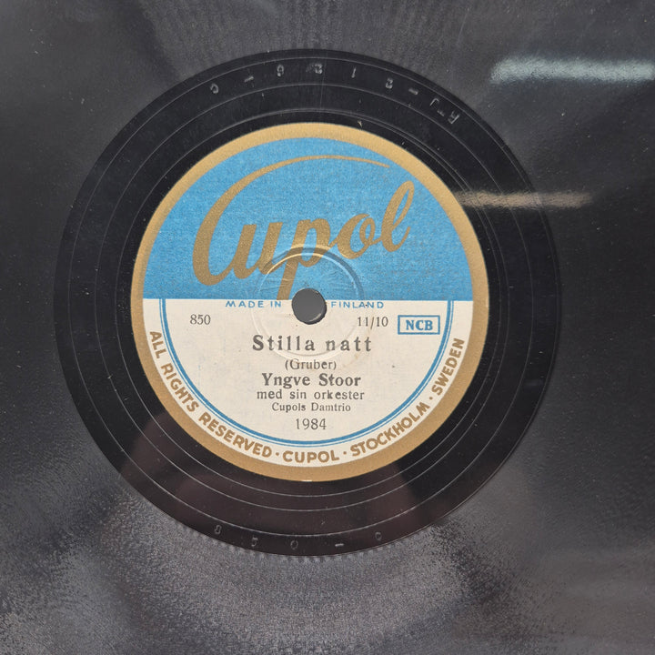 Vintage stenkaka Cupol Yngve Stoor julmusik