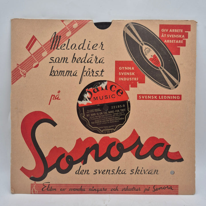 Vintage Victor 78-varvs shellackskiva foxtrot