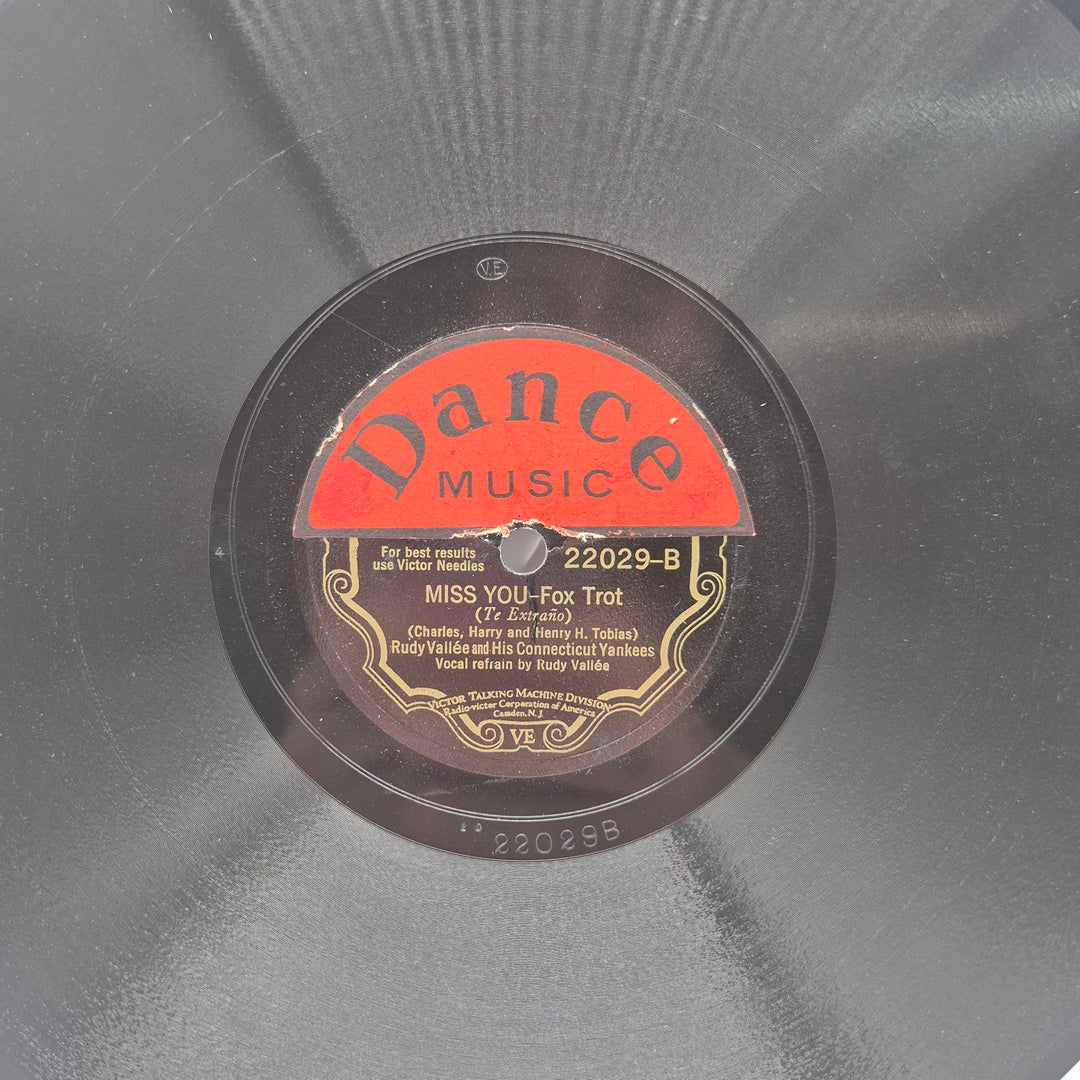 Vintage stenkaka 78-varv Dance Music retro