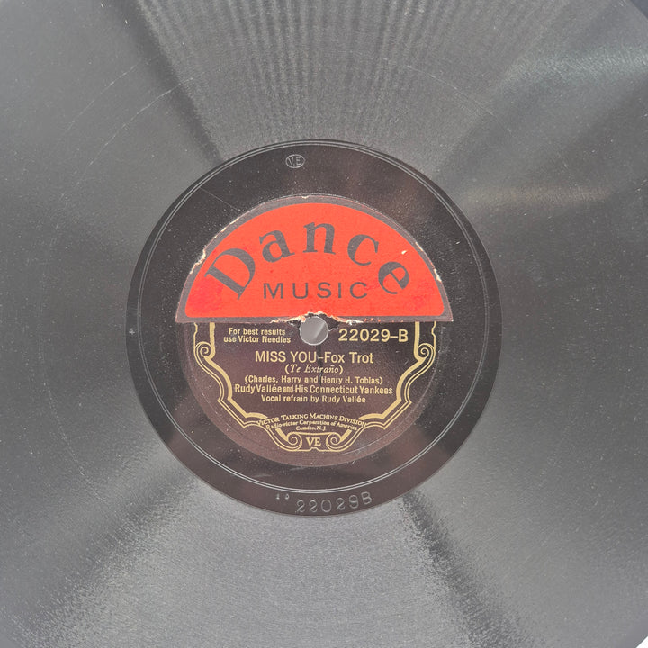Vintage stenkaka 78-varv Dance Music retro