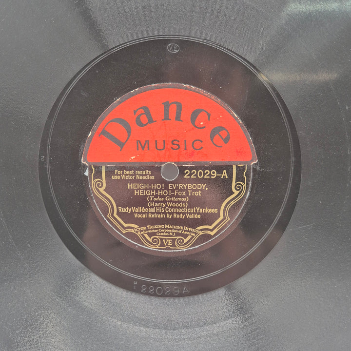Vintage stenkaka 78-varv Dance Music retro