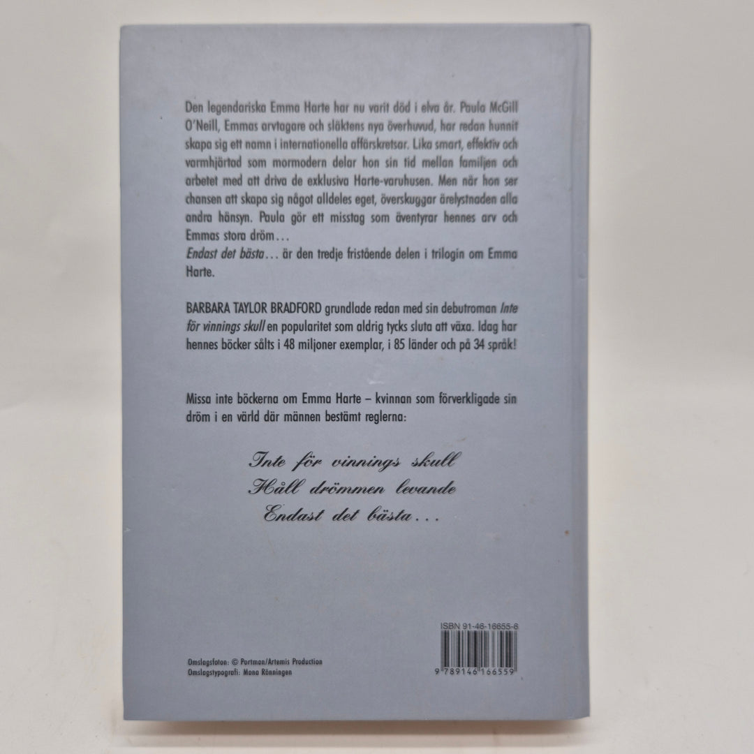 Endast det bästa bok Barbara Taylor Bradford