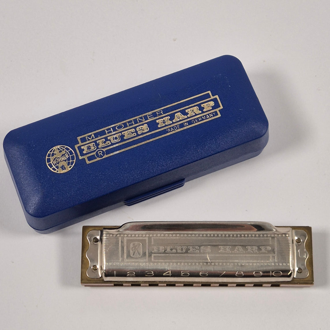 M Hohner Blues Harp munspel med fodral